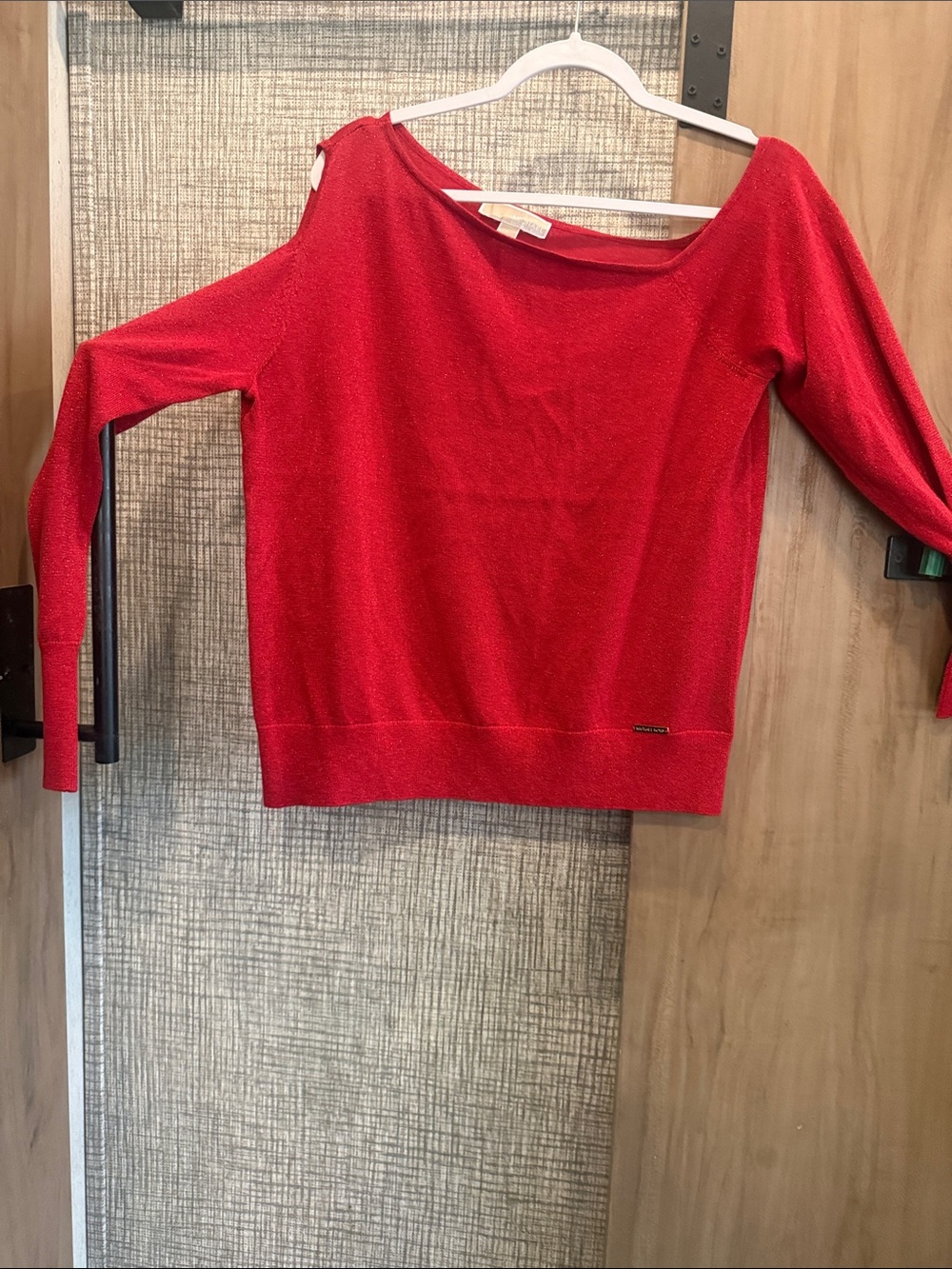 Michael Kors Vibrant Red Crew Neck Sweater